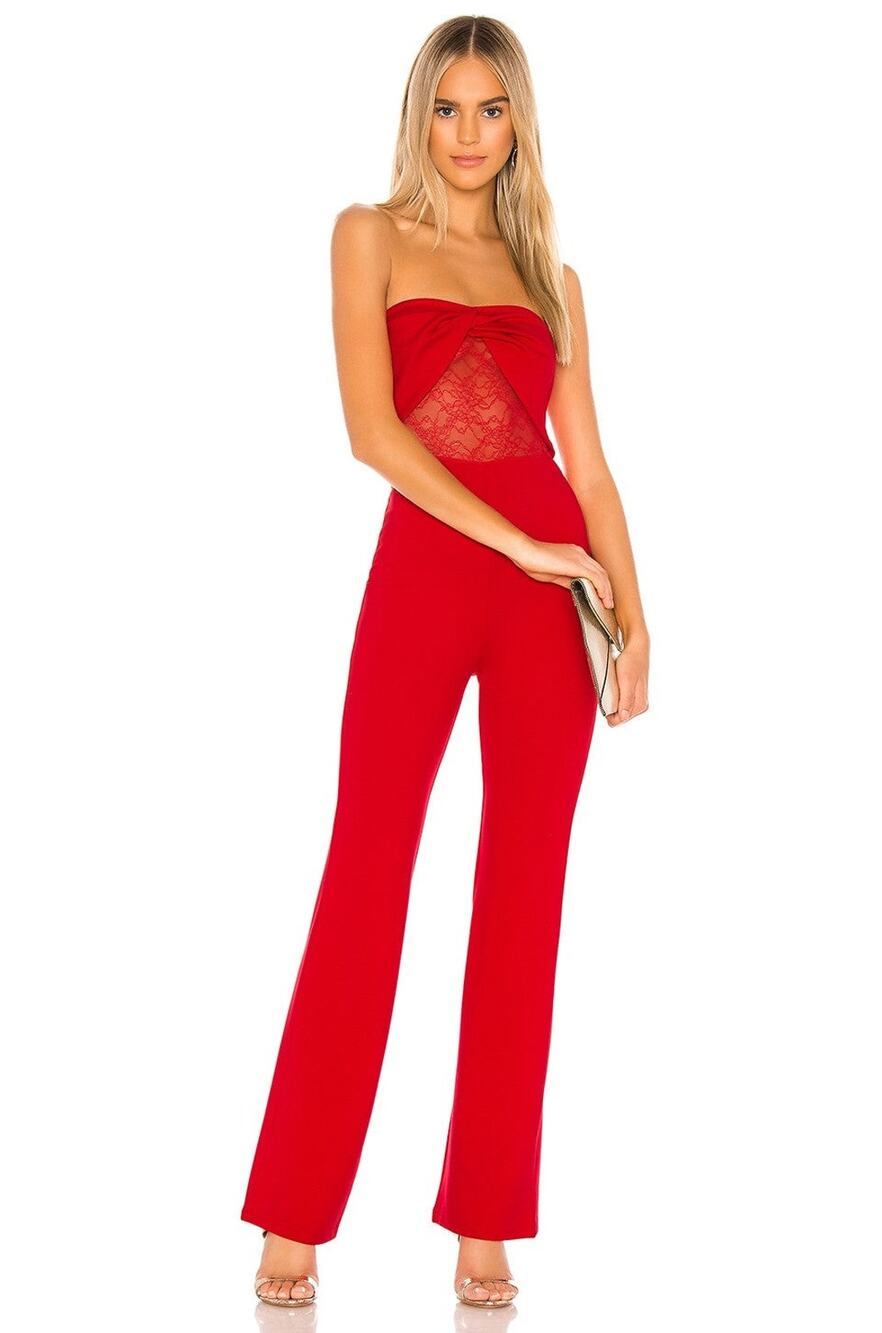Lovers & Friends Brigid Strapless Jumpsuit - M